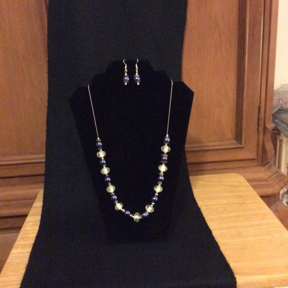 Artisan Bead Necklace and Earrings